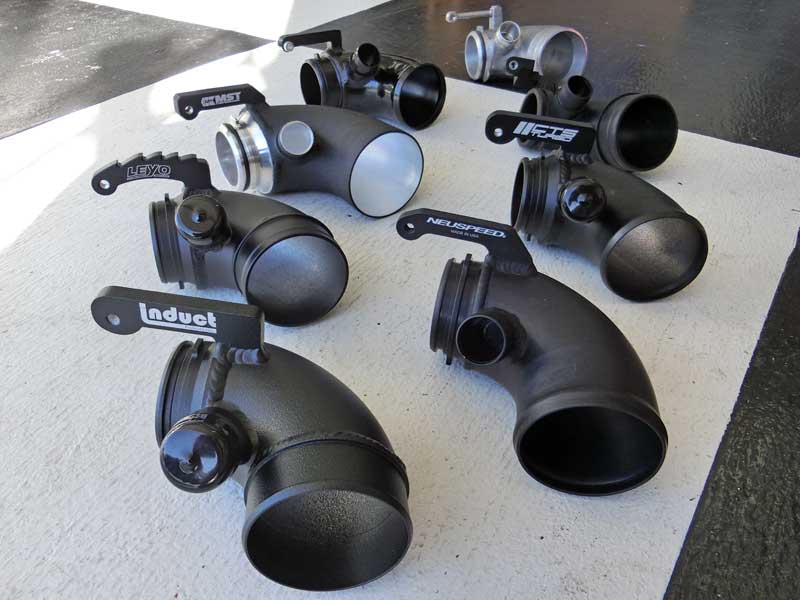 Collection of Mk7 GTI Turbocharger Inlet Pipes