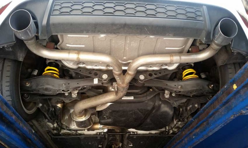 Magnaflow Muffler Installationto Quiet the Noise My Golf Mk7 GTI