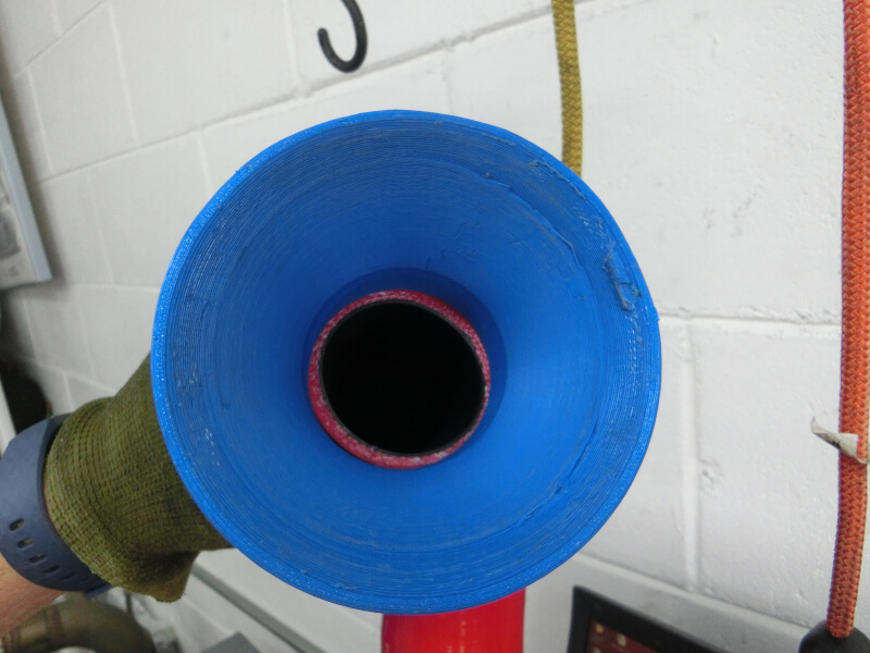 Bellmouth flush with hose
