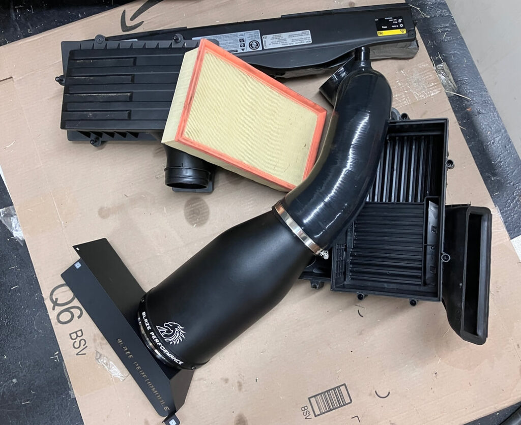 Blaze ATOM Race V2 and stock Mk7 GTI Intakes