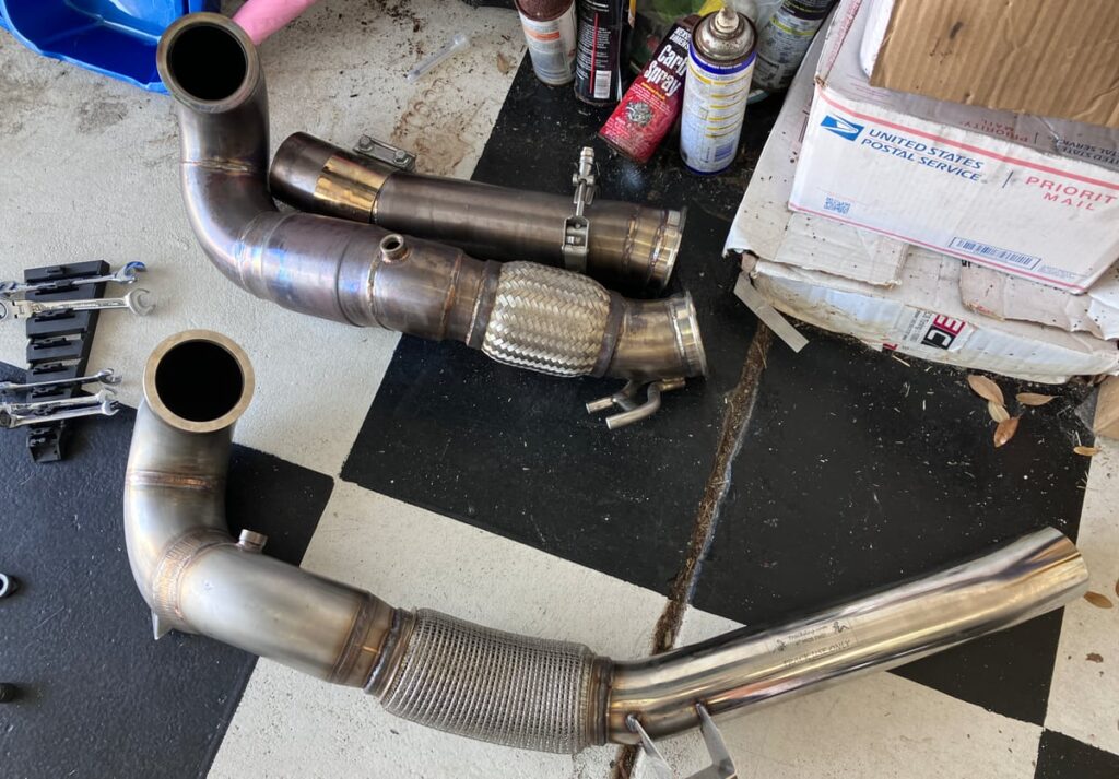 Baun Performance and Trackslag Downpipes