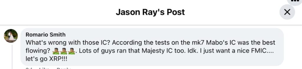 Mabotech IC Flow Test Results