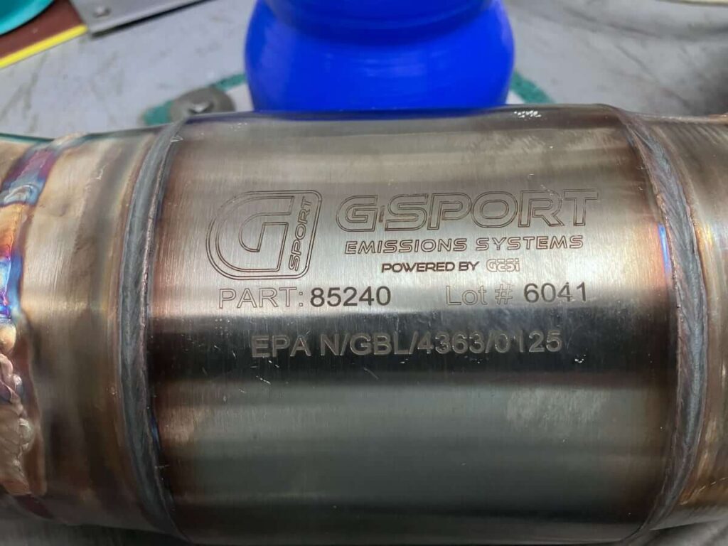 CC Design Mk7 Downpipe GESI Cat