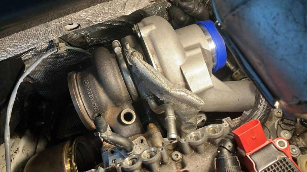Shuenk IS48 Oil Line Installed