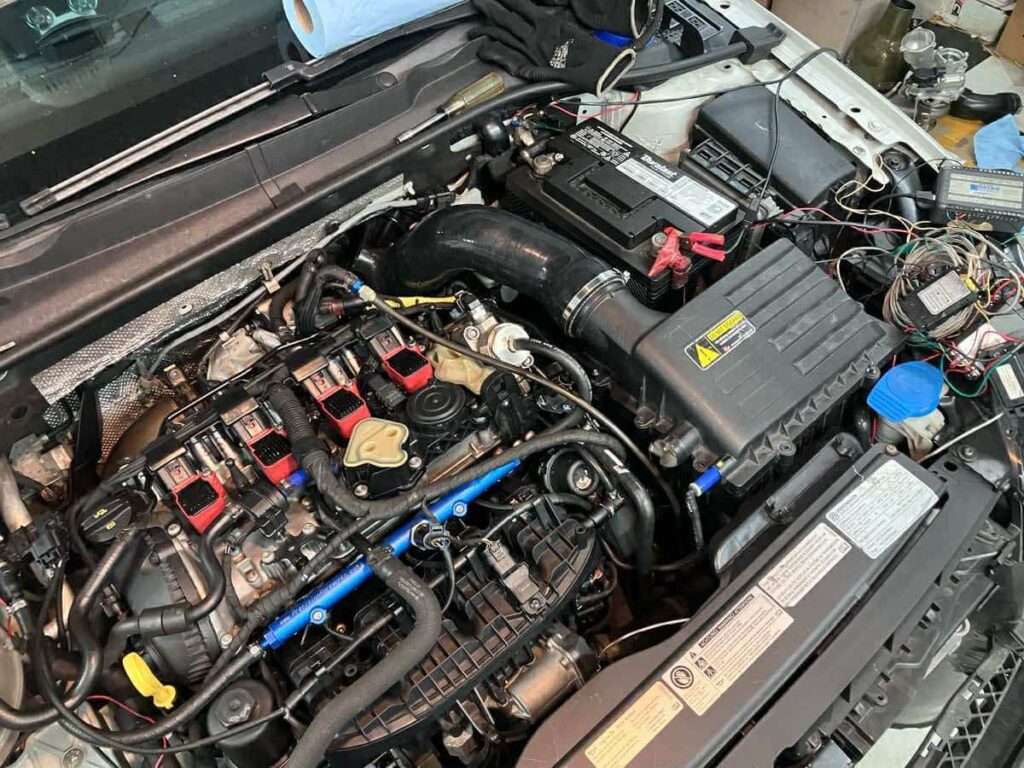 Shuenk IS48 with Stock Airbox Test Fit