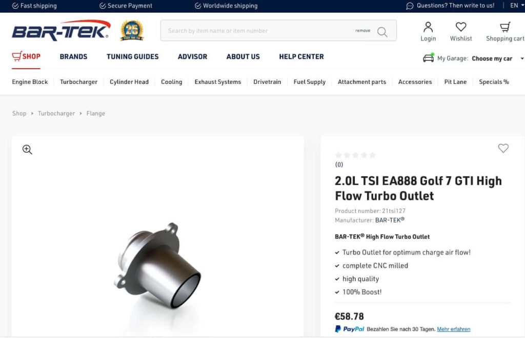 Bar-Tek TMD Advertisement