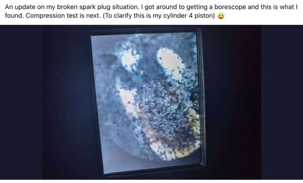 Broken Spark Plug
