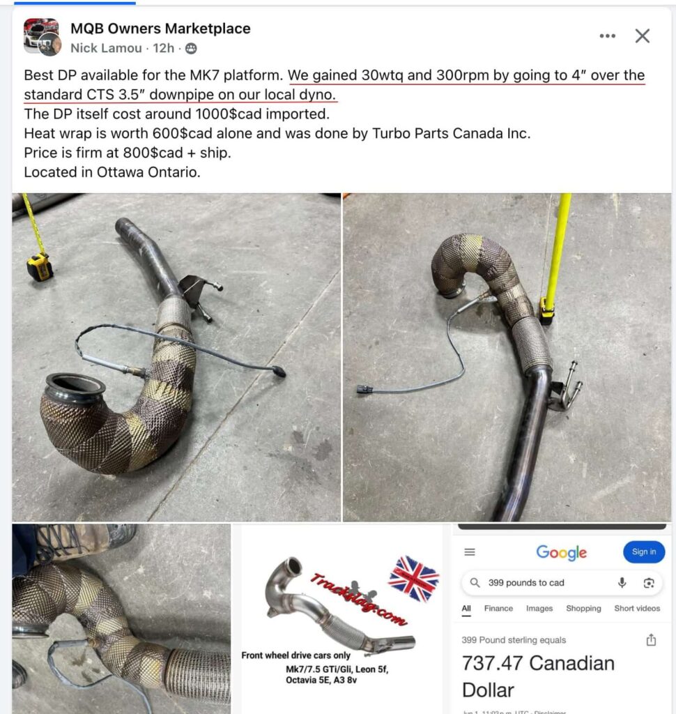 TPC - Used Part Advertisement