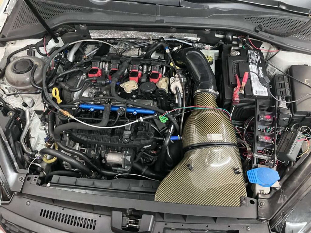 Exhaust Backpressure Check - Setup