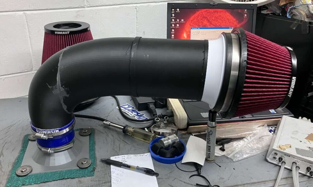 Vibrant Short Air Filter Flow Testing