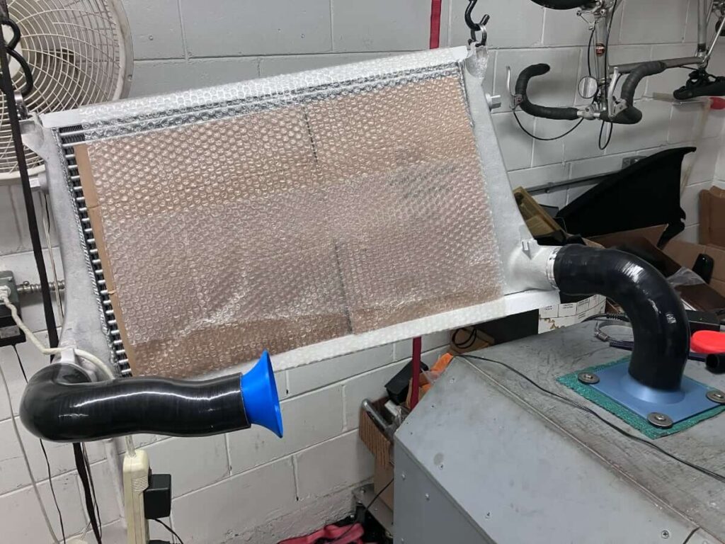 Majesty Competition T&F Intercooler Flow Test - Internal Airflow