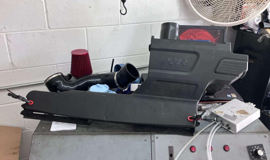 Racingline R600 Intake and Shuenk Inlet Hose Flow Test