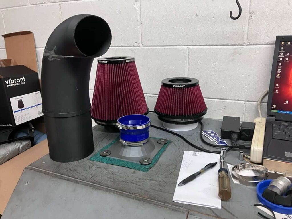 Vibrant Air Filter Flow Testing