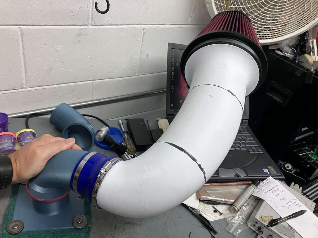 Vibrant Long Filter and IS48 Elbow Flow Test