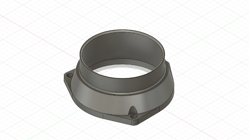 Blaze 3" inlet hose adapter