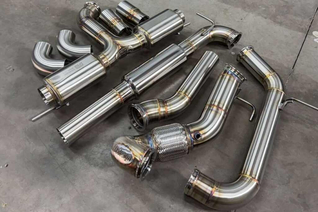 CC Design Custom Mk7 Turbo-Back Exhaust