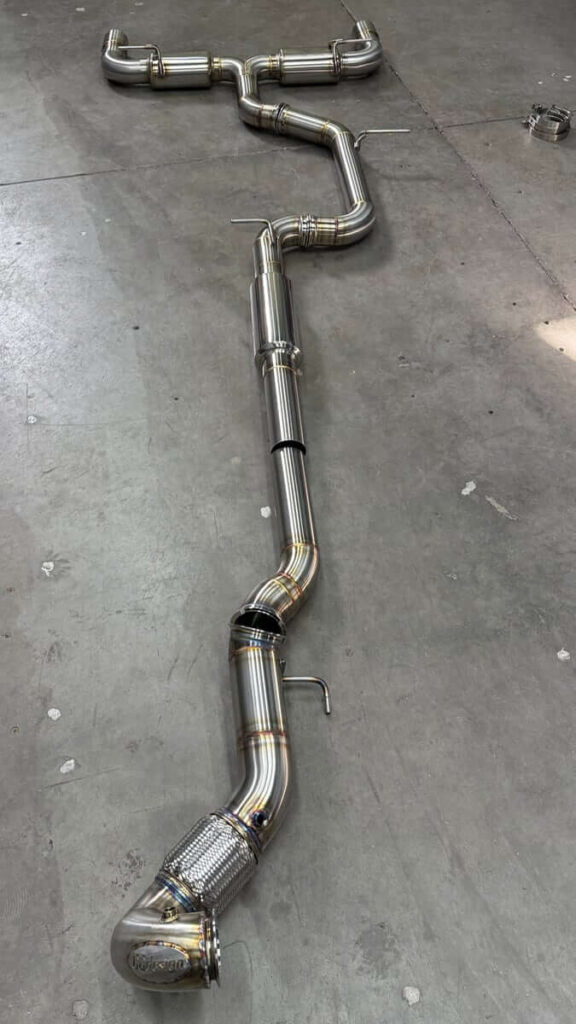 CC Design Custom Mk7 Turbo-Back Exhaust