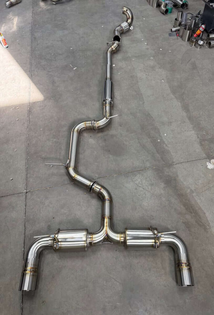 CC Design Custom Mk7 Turbo-Back Exhaust