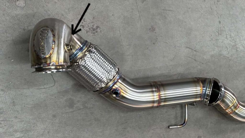 CC Design Custom 4" Mk7 Catless Downpipe