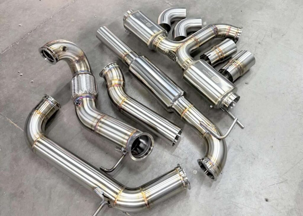 CC Design Custom Mk7 Turbo-Back Exhaust