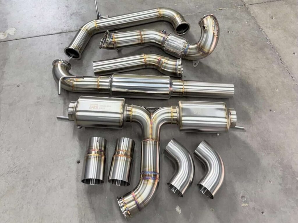 CC Design Custom Mk7 Turbo-Back Exhaust