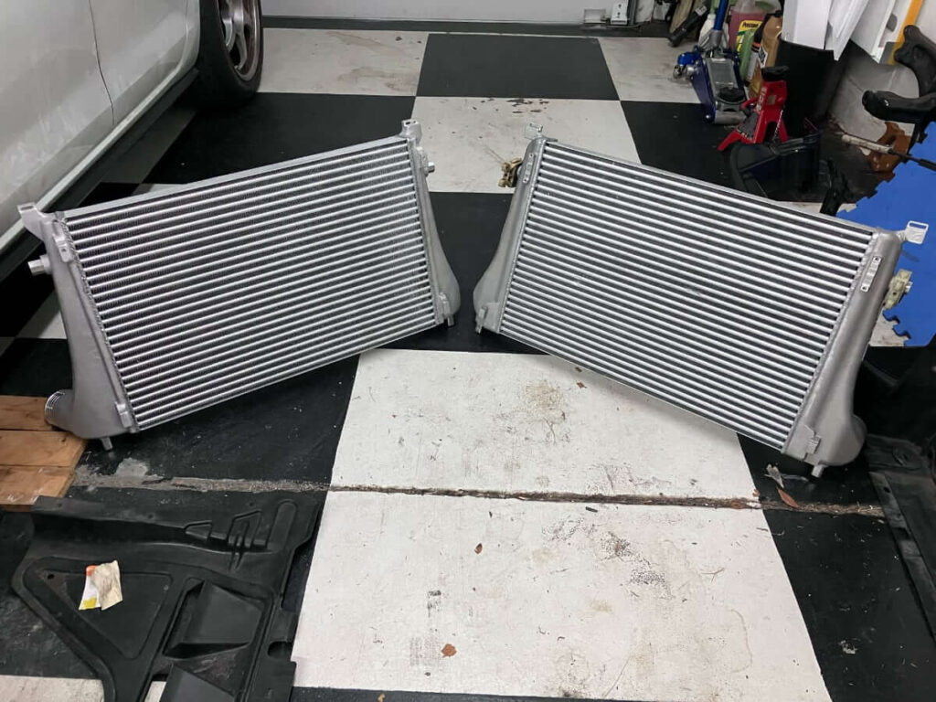 Majesty Competition (L) and AMS Performance (R) Intercoolers