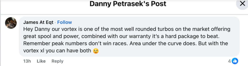 Comparative & Implied-Performance Example 2