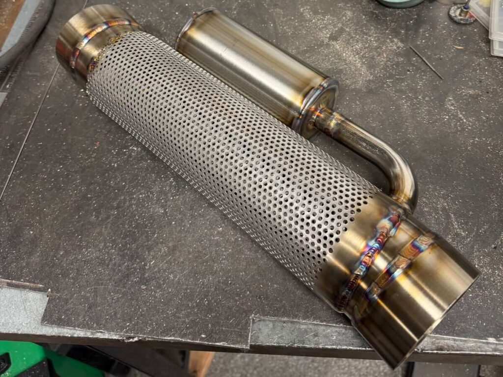 CC Design Mk7 GTI Muffler and Resonator