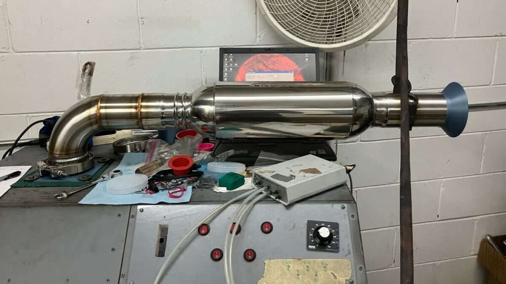 Aero Midpipe Flow Test