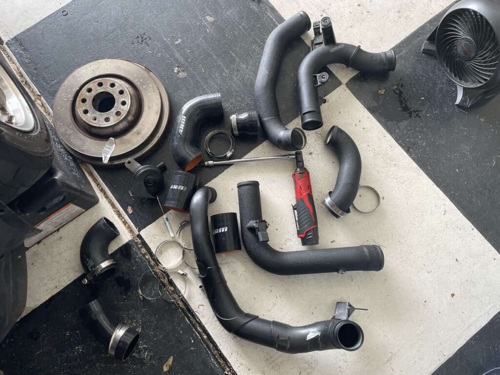 ARM Motorsports and Stock Charge Pipes