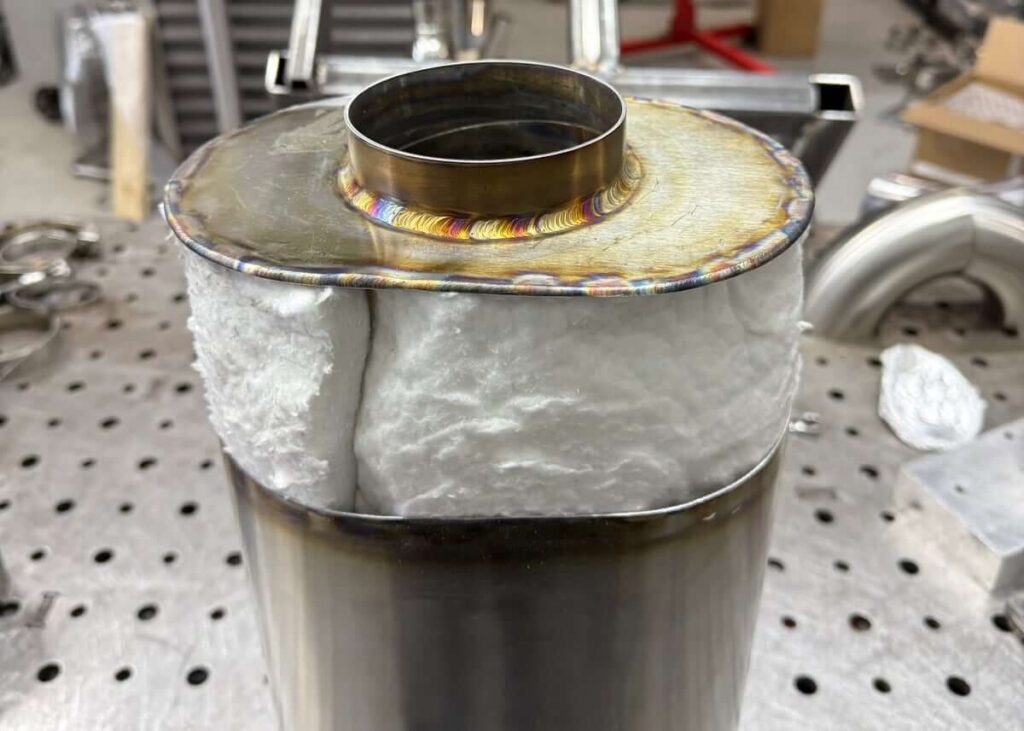 CC Design Muffler Revision - Ceramic Fiber