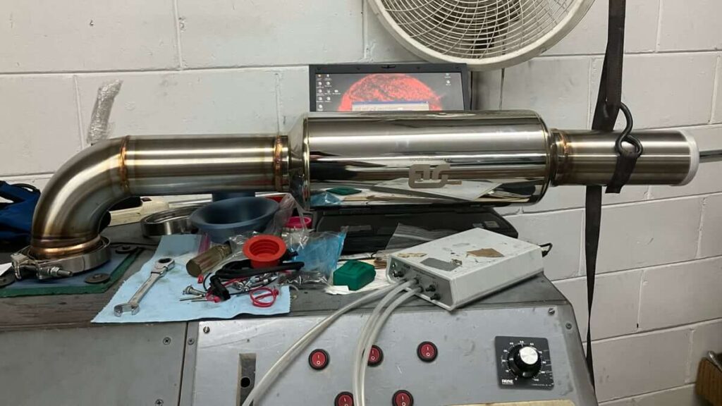 Stainless Bros Midpipe Flow Test