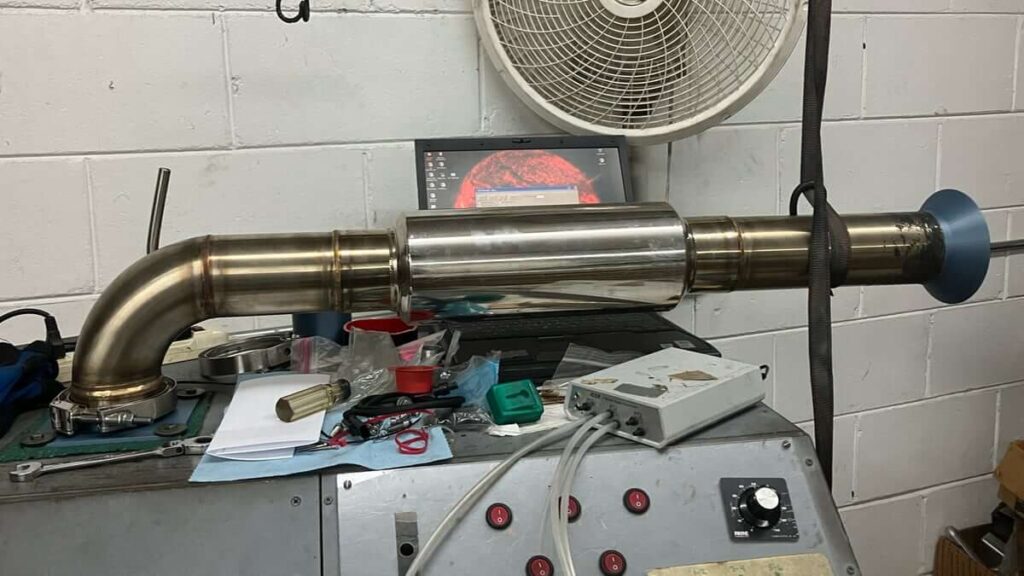 Vibrant Midpipe Flow Test