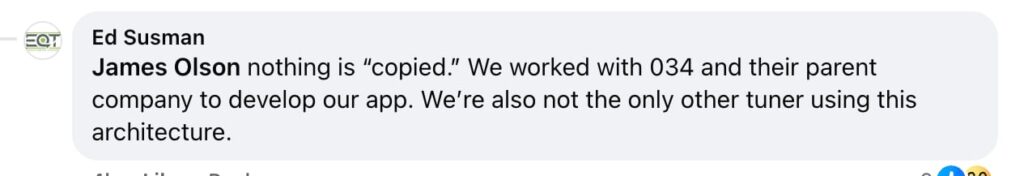 ed susman copy response