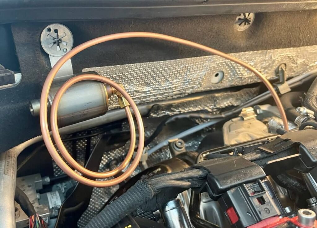 Exhaust Pressure Line to Damper