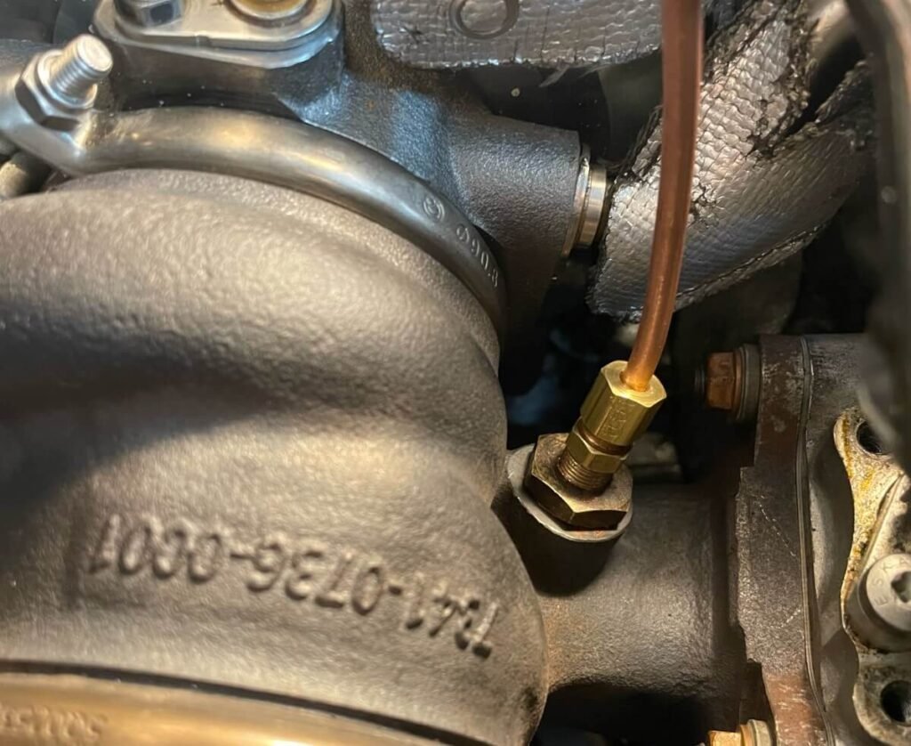 Exhaust Pressure Copper Line