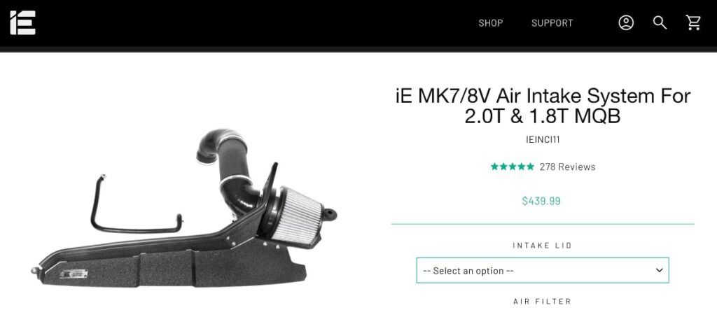IE Mk7 Intake