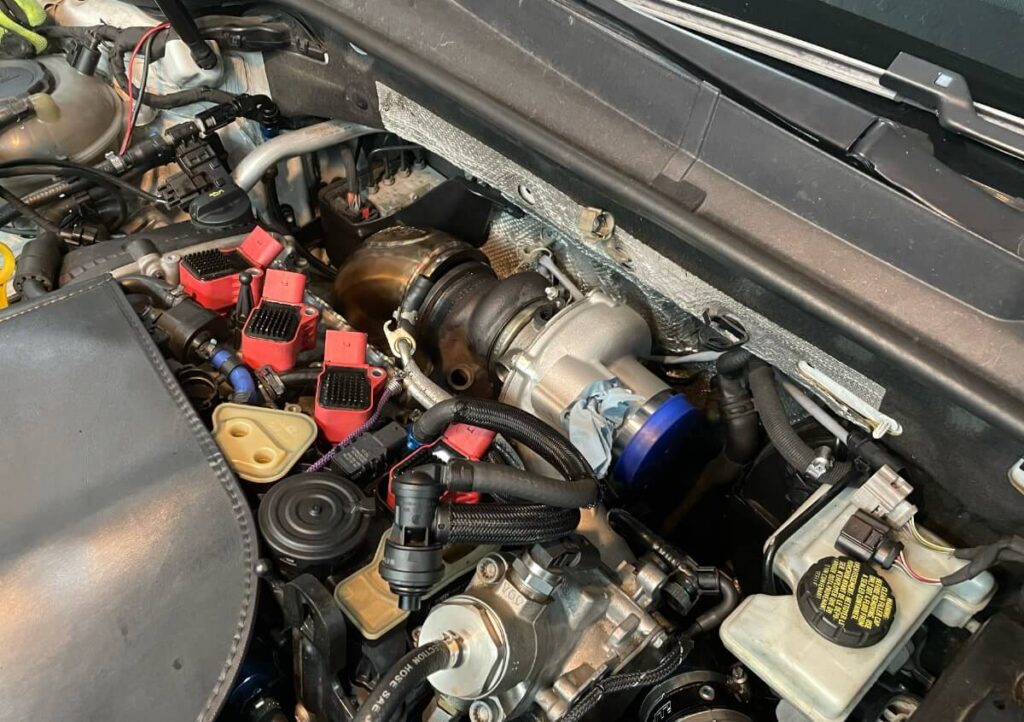 Shuenk IS48 T - Turbocharger installed