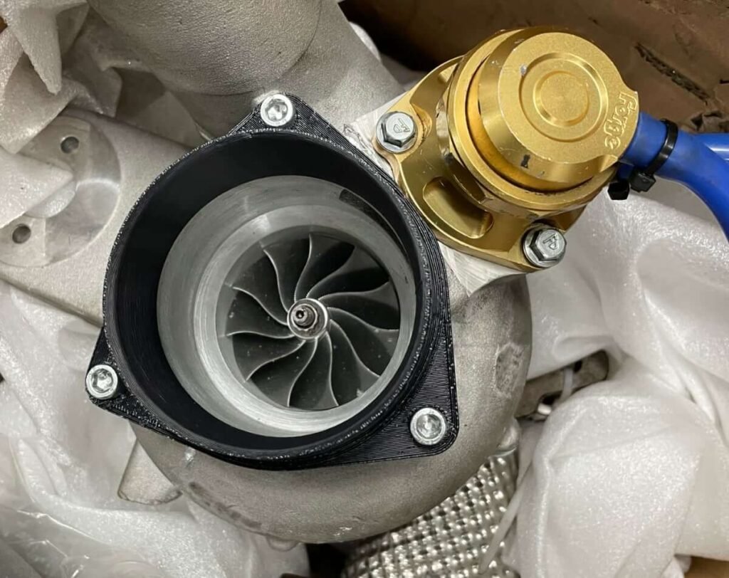 Blaze Flange Adapter Test Fit on Mabotech M600